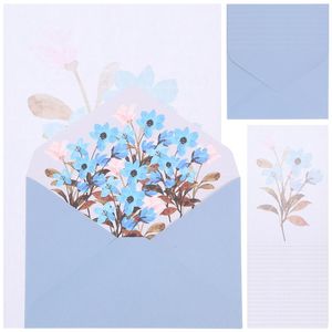Gift Wrap Enveliter Paper Cover WritingStationery Inbjudan Kuvert Floral Packing Wedding Dusch InvitationsNote Station￤r