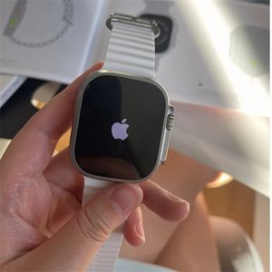 2022 Nieuwe Apple Watch Ultra SmartWatch Men Series 8 NFC lichaamstemperatuur bloedsuiker SOS 3 -knop Waterdichte vrouwen Smart Watch
