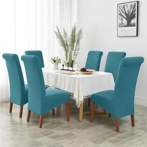 Chair Covers Cushion Super Soft Wear Resistant Polyester Full Cover Dining Room Seat Protector Home Supplies