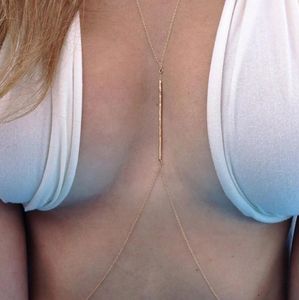 Summer Beach Sexy Multilayer Necklace Body Jewelry vintage fashion Crossover Star Harness Bikini Body Belly Waist Necklaces Chain Jewelrys