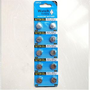 AG13 LR44 A76 1 5v Button cells Battery 0%Hg Pb 10pcs per blister card pack283r