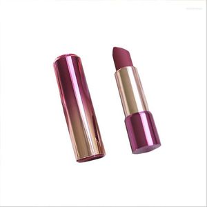 Bottiglie di stoccaggio 10/30/50PCS 12.1MM High-end PurpleGold Vuoto Tubo Cosmetico Contenitore Strumento di Trucco Gradiente Viola oro Rossetto