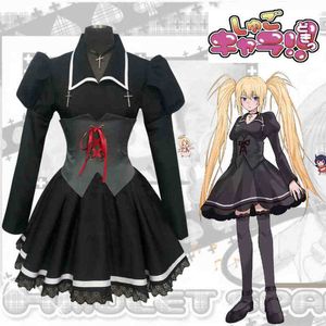 Anime Shugo Chara Cosplay Costume Hoshina Utau klär Tsukiyomi Utau Wig Girl Princess Dress Suit Halloween Party Costume J220720