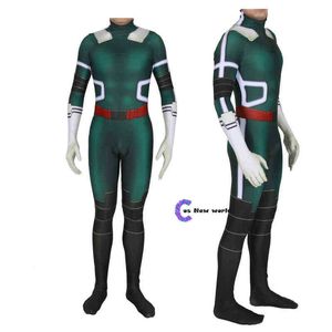 2020 Ny My Hero Academia Midoriya Izuko Deku Cosplay Costumes Män kvinnor flickor zentai kostym halloween bodysuit för barn vuxen j220720