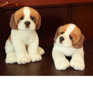 Kawaii Simulation Dog Cuddle Mini Soft Like Like Dog Kids Toy fofinho para Ldren Foto fofo Props Gift de aniversário J220729