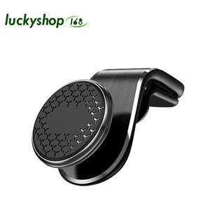 For Iphone Magnetic Stand Phone Holder Universal 360 Degree Rotating 7Glyph Navigation Metal Magnet Dashboard Sticking Mount Bracket Air Outlet