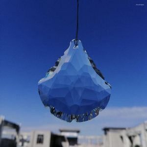 Ljuskrona Crystal Camal 2st 50mm Clear Facettered kammussla-formade hängande prisma hängande solfångare prydnad fengshui lampbelysning