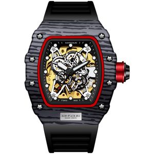 Orologio da uomo KIMSDUN Top Brand Meccanico Automatico Impermeabile Fresco Botte di Vino Sport Alla Moda Orologio Maschile Relogio Orologi da Polso248W