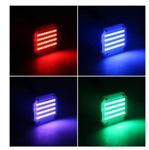 48 LED RGB UV White Strobe LightsディスコDJパーティーホリデークリスマスミュージッククラブサウンドアクティブ化フラッシュステージ照明効果1326741