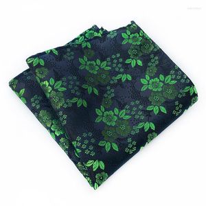 Bow Ties 2022 Elegant Plum Flower Business Men's Suit Pocket Handkerchief Chest Silk Napkin Towel Square