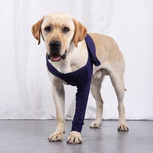 Dog Apparel Pet Support Brace For Front Leg Anti-licking Protector Sleeve Hock Joint Wrap Breathable Injury Recover Legs Pad 8Sizes