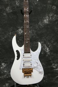 Gitara elektryczna Jem Serise 7V biały kolor złoty sprzęt przetworniki H-S-H 24 progi
