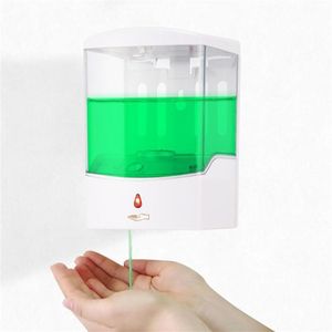 600 700 1000ml Wall-Mount Automatic IR Sensor Soap Dispenser Touch- Lotion Pump Touchless Liquid Home for Kitchen Bathroom T200427281d
