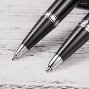 Luxury Metal Mini Ballpoint Pen Signature Business Office Supplies Student Stationery Writing Gift