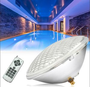 PAR56 Sualtı Lambası AC12V 18LED PISCINA LIGHT SOĞUK/SICAK/RGB Su geçirmez yüzme havuzu LED spot ışığı