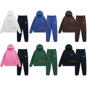 Mens Luxury Fashion Sweatshirts Tracksuits Womens Hoodies Pants Couple Casual Pullover Jacket Set Asian Size S-XL