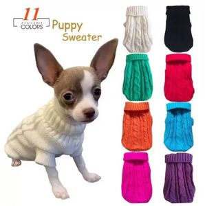Pet Dog Sweaters Winter Pet Clothes for Small Dogs Warm Sweater Coat Outfit for Cats Clothes Woolly Soft Dog T Shirt Jacket bb1107