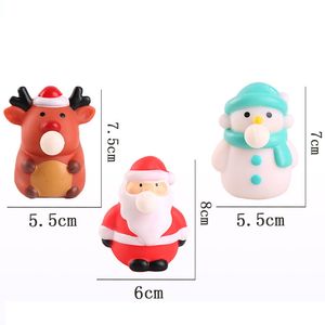 لعبة إزالة ضغط عيد الميلاد لعبة Santa Claus Snowman Toys Deer Xmas Toys for Kids Gift Party Supply