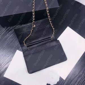 Designer bolsa de luxo sac luxe woc sacos femininos mini bolsa clássico aleta ombro mensageiro portátil menina caviar couro ombro b2955
