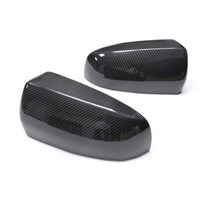 Car Mirrors for BMW X5 X6 E70 E71 20 08-20 13 Carbon Fiber Sticker Rearview Mirror Housing Cover Caps