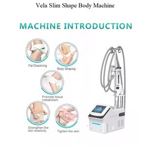 Vela Body Shape Machine Infrared Light Vacuum 40K Cavitation Radio Frequency Roller Massager Equipment For Body Slimming Fat Reduction Skin Tightening Neck Lift