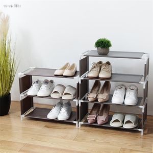 Storage Holders Racks vanzlife Multi-functional multi-storey shoe rack organizer Household cloth storage Simple dormitory provincial space 221105