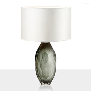 Lampade da tavolo Nordic Led Crystal Lamp Pc Comodino Candeeiro De Mesa Scrivania Sala da pranzo