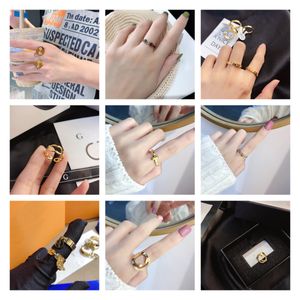 Luxury Jewelry Ring Collection Classic Fashion Design Ring Premium Female Accessories Exquisite Family Friend Gift Popular Designer Brand Selected Quality