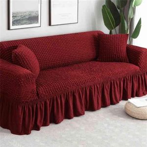 Waterdichte vaste kleur elastische bankdeksel voor woonkamer bedrukte geruite stretch sectionele slipcovers bing couch cover l vorm Z