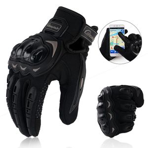 Pięć palców Rękawiczki Glove Motorcycle Men Guantes Moto Touch Screen Oddychany motocykl Rowing Riding Rower Ochrona Summer 221105