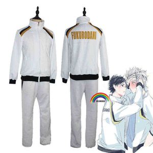 Haikyuu temporada 4 Fukurodani Academy Cosplay Costume Akaashi Keiji Kotaro Bokuto Jaqueta e Calça Uniforme Equipe de Vôlei Sportswear J220720