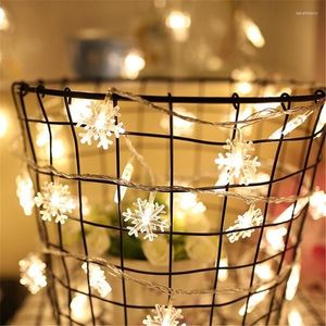Strings 2M LED Snowflake String Fairy Lights Garland Christmas Tree Light Year Valentine'S Day Decoration