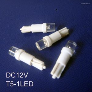High Quality 12V T5 Led Warning Lights Car Bulb Instrument Free Ship 200pcs/lot