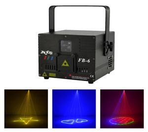 AUCD W DMX ILDA RGB Animation Beam Laser Projector Light DJ Party Nightclub Professional KTV Wedding Stage Lighting FB62364437