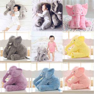 1pc 4060см модная детское животное в стиле слон кукла Слон Плюш Подушка Ldren Toys Ldren Room Bed Sleephy Pillow J220729