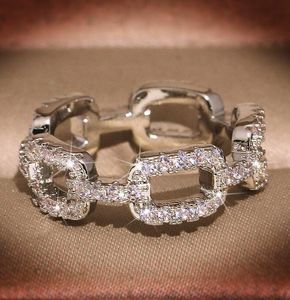 Hot Fashion Brand Designerringe für Frauen leuchten Kristallringschmuck mit CZ Diamond Stone Love Ring Ring