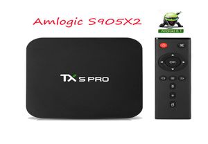 スマートTV Android Box Tx5 Pro S905X2 K H265 GB GB GデュアルバンドWiFiメディアプレーヤーBetter X96 MINI9954612
