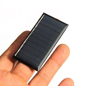 Buheshui 5V 50MAミニソーラーパネル多結晶太陽電池DIY太陽充電器3 6Vバッテリー教育6030mm Epoxy 100PCS289U