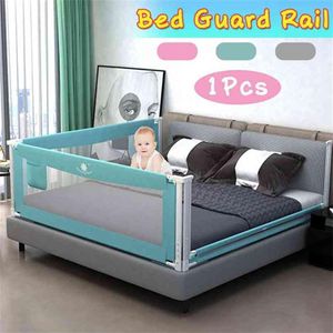 Baby Bed Fence Safety Baby Playpen Bed Guard Rail for Children Infants Kids Bedding Crib Barrier Aluminum 5-level Lifting Rails 210831294w