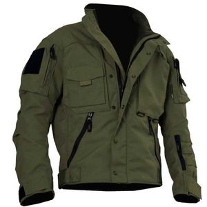 Men's Jackets Military tactical jacket men's spring and autumn casual fashion baseball uniform man 2022 ns outdoor sports tops thin section L221028