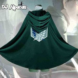 On Sale Anime Attack On Titan Cloak Shingeki No Kyojin Scouting Legion HisLevi Capes Cosplay Costume J220720