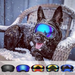 Dog Apparel Pet Glasses Adjustable UV Protection Sunglasses Outdoor Sports Skiing Anti-Fog Goggles Military Tactical