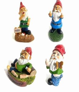 1PCS Visage barbu Willy le coquine gniant gnome résine gnomes de Noël joyeux de Noël jardin de décoration de Noël clignotant pour la pelouse 203545925
