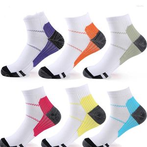 Men's Socks 2022 Selling Men Women Compression 6PAIR Plantar Fasciitis Anti Fatigue Massage Ankle Foot Sock Summer 8Colors