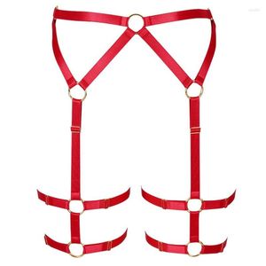 Belts Elastic Strap Stockings Garter Belt Steampunk Gothic Women Body Cage Harness Fashion Hollow Out Lingerie Plus Size Cosplay Wear