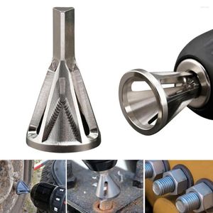 Professional Hand Tool Sets Durable Stainless Steel Deburring External Chamfer Drill Bit Remove Burr Silver Accessories Tools Woodworking