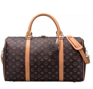 55cm Moda de Luxo Masculino Feminino Saco de Viagem Duffle s Brand Designer Bolsa de Couro Plutônio Bagagem de Mão Esporte Material Sacos Malas