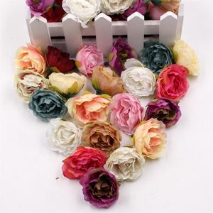 Whole kwitnąca pieśniowa tkanina sztuczne kwiaty na przyjęcie weselne buty homowe haty dekoracja małżeństwa jedwabne kwiaty y01042681