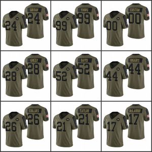 Jersey Wholesale Custom Washington''Football''Team''Men #17 Terry McLaurin 99 Chase Young Women Youth Olive Salute To Service Limited Jerseys