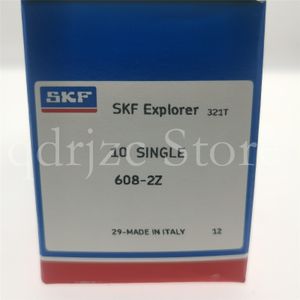 10 st SKF miniatyr djup spår kula lager 608-2Z 608Z 608ZZ 80018 8mm x 22mm x 7mm